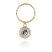 Gecko Mini-Elegance Two Tone Round Key Ring