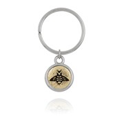 Bumblebee Mini-Elegance Two Tone Round Key Ring