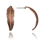 Feather Medium Post Ear Straight