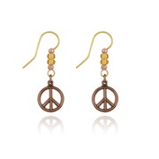 Peace Sign Circle Ear