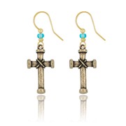 Bound Cross Earrings