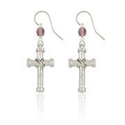 Bound Cross Earrings