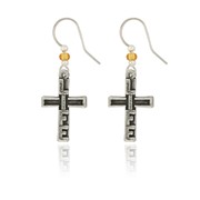 LIFE Cross Earrings