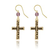 LIFE Cross Earrings