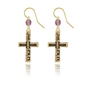 LIFE Cross Earrings