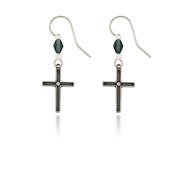 Simple Cross Earrings