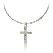 LIFE Cross Bangle Bracelet