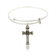 Bound Cross Slider Bangle