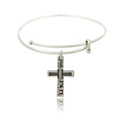 LIFE Cross Slider Bangle