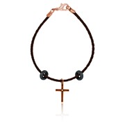 Simple Cross Braided Bracelet