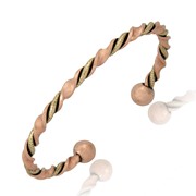 Wide Twist Ball End Cuff