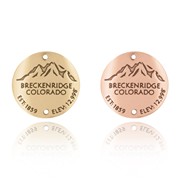 Breckenridge CO Est 1859 Elev Hiking Medallion