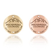 Breckenridge CO Est 1859 Elev Hiking Medallion