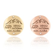 Denali National Park AK Hiking Medallion