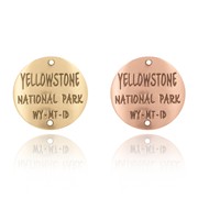 Yellowstone National Park Hiking Medallion