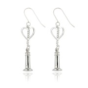 Lighthouse and Heart Earrings