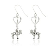 Moose and Heart Earrings