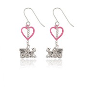 Engine and Heart Earrings