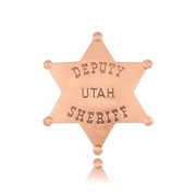 Copper Finish Deputy Sheriff Badge