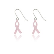 Pink Ribbon Earrings