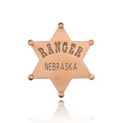 Copper Finish Ranger Badge
