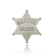 Nickel Finish Ranger Badge
