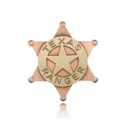 Star Texas Ranger Badge with Overlay
