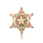 Star Wyoming Ranger Badge with Overlay