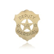 Brass Shield Deputy US Marshal Badge
