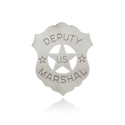 Nickel Shield Deputy US Marshal Badge