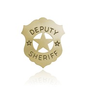 Deputy Sheriff Brass Shield Badge