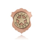 Shield Texas Ranger Badge with Overlay