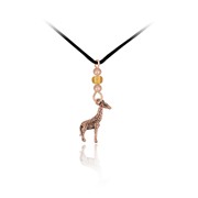 Corded Giraffe Pendant