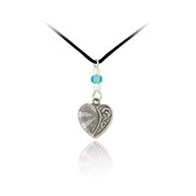 Corded Heart Pendant