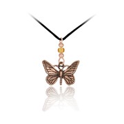 Corded Butterfly Pendant