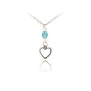 Open Heart Chain Pendant