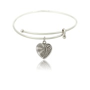 Heart Slider Bangle