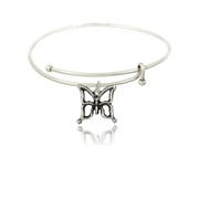 Open Butterfly Slider Bangle