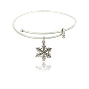 Snowflake Slider Bangle