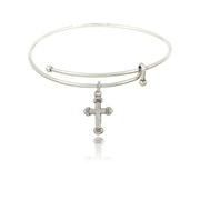 Fancy Cross Slider Bangle