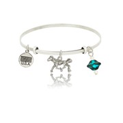 Horse Adjustable Bangle Bracelet