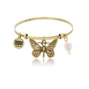 Butterfly Adjustable Bangle Bracelet