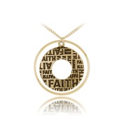 FAITH Large Echo Chain Pendant