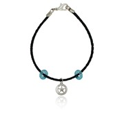 Star in Circle Braided Bracelet