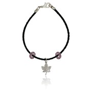 Maple Leaf Braided Bracelet