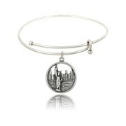 NY Skyline Liberty Slider Bangle