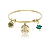 SOUL in Circle Adjustable Bangle Bracelet