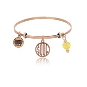 SOUL in Circle Adjustable Bangle Bracelet