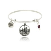 Chicago Skyline Adjustable Bangle Bracelet