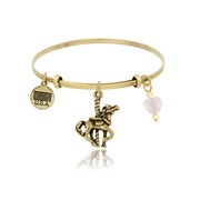 Carousel Horse Adjustable Bangle Bracelet